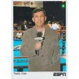 Boxing Teddy Atlas signed 7x5 inch ESPN colour promo photo. Good condition. All autographs are