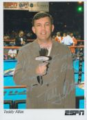 Boxing Teddy Atlas signed 7x5 inch ESPN colour promo photo. Good condition. All autographs are