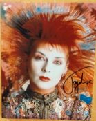 Punk Queen Toyah big hair signed 10 x 8 colour photo. Good condition. All autographs are genuine