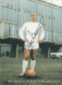 John Charles signed 6x4 colour photo. Good condition. All autographs are genuine hand signed and