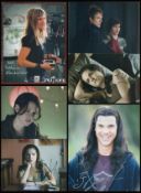 Twilight collection 6 signed colour photos from cast members includes Taylor Lautner, 2 Kristen