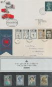 Stamps collection of Seven First Day Covers, all Containing stamps, some are Postmarked. Included is