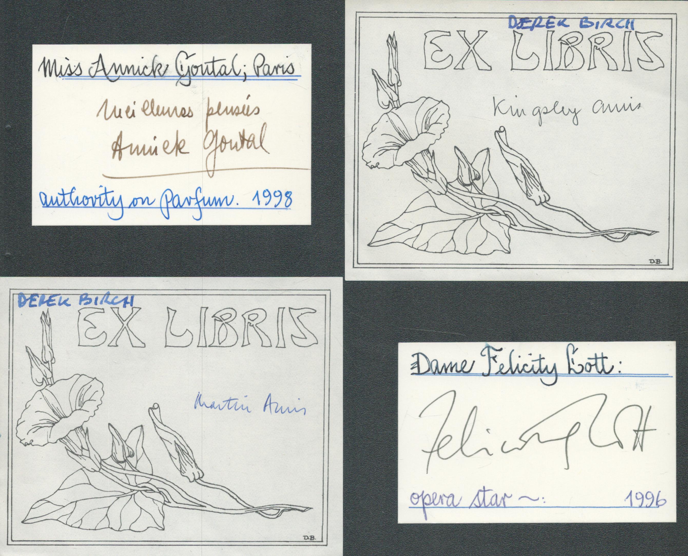 Historical collection 12 assorted signed cards and album pages some great names includes Sir John - Image 2 of 2
