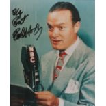 Bob Hope signed 10x8 inch colour photo. Good condition. All autographs are genuine hand signed and