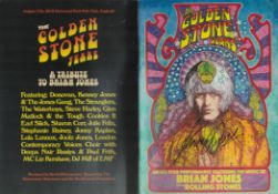 Kenney Jones signed The Golden Stone years a tribute to Brian Jones 2019 tour programme. Good