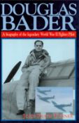WWII Grp Cpt Sir Douglas Bader signed hardback book a biography of the legendary World War II