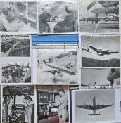 Aviation collection includes over 100 original assorted colour and black and white photos from