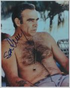 Sean Connery signed 10x8 inch colour photo pictured in Diamonds are Forever obtained in New York