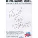 Richard Kiel signed 6x4 inch limited edition Planet Hollywood Making It Big in the Movies promo card