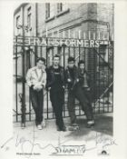 Jimmy Pursey Sham 69 signed 10x8 black and white photo. Dedicated. Good condition. All autographs