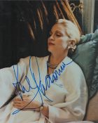 Madonna signed 10x8 inch colour photo pictured in her in role in the musical Evita. Good