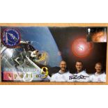 Apollo 9 and 17 Moonwalker Dave Scott NASA Astronaut signed 2002 cover. Good condition. All