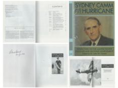 Roland Beaumont signed Sydney Camm and the hurricane hardback book. Signed on inside page. Good