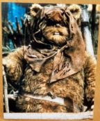 Star Wars Michael Henbury Taboo Ewok signed 10 x 8 inch colour photo. Good condition. All autographs