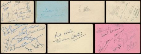 Historical, TV and Sport 1940S autograph book collection includes some fantastic signatures such