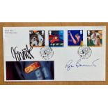 Athletic legends Roger Bannister and Jessica Ennis Signed 1993 Sport FDC. Good condition. All