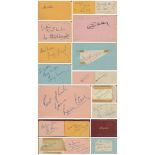 TV, Film and Sport collection autograph book collection includes some great signatures such as