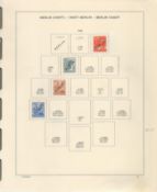 Germany - Berlin (West) used Stamps in a Schaubek Printed Album containing approx 220 Stamps from