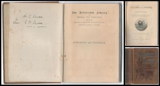 Book. Titled The Badminton Library of Sports and Pastimes Athletics and Football by Montague