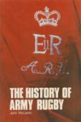 Book. John McLaren Signed The History of Army Rugby 1st Edition Hardback Book. Dedicated with