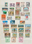 Austria used & Mint Stamps in a Leuchtturm / Lighthouse Stockbook with 8 Hardback Pages and 9 Rows