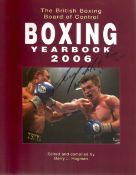 Ricky Hatton Signed Book - Boxing Yearbook 2006 edited by Barry J Hugman Softback Book 2005 First