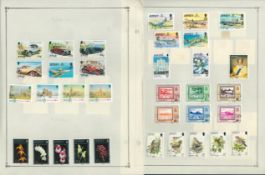 Jersey Mint & used Stamps on 23 Leaves (some are double sided) containing approx 500+ Stamps