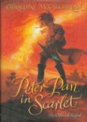 Geraldine McCaughrean Signed First Edition Hardback Book Titled 'Peter Pan In Scarlet - The Official