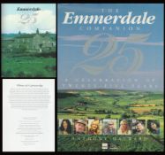 The Emmerdale Companion- Celebration of 25 Years 1st Edition Hardback Book. Published in 1997. Spine