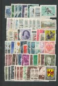 Austria used & Mint Stamps in a Stockbook with 8 Hardback Pages and 6 Rows each Side containing