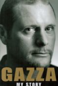 Paul Gascoigne First Edition Hardback Book Titled 'Gazza My Story'. Spine, Cover and Overall book in