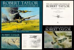 The Air Combat Paintings of Robert Taylor volumes 1, 2, 3, vol 1 1995 7th Edition with Slipcase, vol