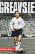 Jimmy Greaves Signed First Edition Hardback Book Titled 'Greavsie' The Autobiography. Published