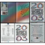 Book. Titled Guinness World Records 2003 Hardback Book Signed by Shaun Barker (British