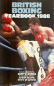 Barry J Hugman Signed Book - British Boxing Yearbook 1988 compiled by Barry J Hugman First Edition