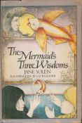 Jane Yolen Inscribed First Edition Hardback Book Titled 'The Mermaid's Three Wisdoms'.Spine and