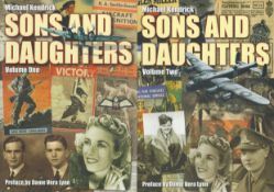 Michael Kendrick Collection of Volume 1 and 2 of Sons and Daughters Paperback Books. Volume 2 is