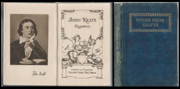 Book. Titled Poems From Keats by John Keats. Published by Collins Clear Type Press of London and