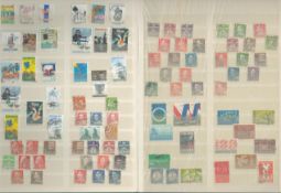 Denmark, Netherlands, Hungary and Romania used Stamps in Stockbook with a good selection of over 300