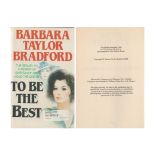 To be the best by Barbara Taylor Bradford hardback book. First edition1988. Good condition. We