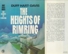 Duff Hart Davis The Heights of Rimring Publisher Jonathan Cape. Jacket design by Bill Botten.