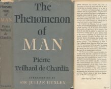 Pierre Teilhard de Chardin The Phenomenon of Man Publisher Collins. Jacket design by Kenneth