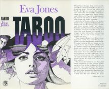 Eva Jones Taboo Publisher Jonathan Cape. Jacket design by Bill Botten. Excellent condition. 1st