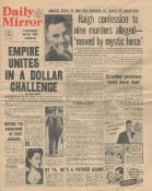 Daily Mirror Tuesday July 19th 1949. Front page story of the Trial of the Acid Bath Murdered, John