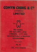 Comyn Ching and Company (London) Ltd. Established over 250 years. Architectural Builders and