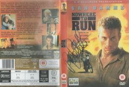 Signed Rosanna Arquette DVD sleeve include DVD Van Damme Nowhere To Run. Good condition. All