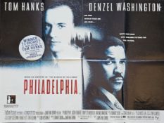 Philadelphia Approx. 30x40 Inch movie poster From The Director of "Silence of The Lamb" starring Tom
