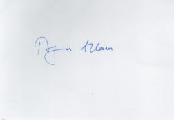 Roger Allam signed 6x4inch white card. Good condition. All autographs are genuine hand signed and
