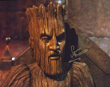 Spencer Wilding signed 10x8 inch DR WHO colour photo pictured in his role as the Wooden King. Good