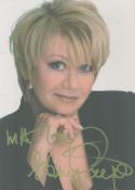 Elaine Paige signed colour photo 7x5 Inch. Is an English singer and actress, best known for her work